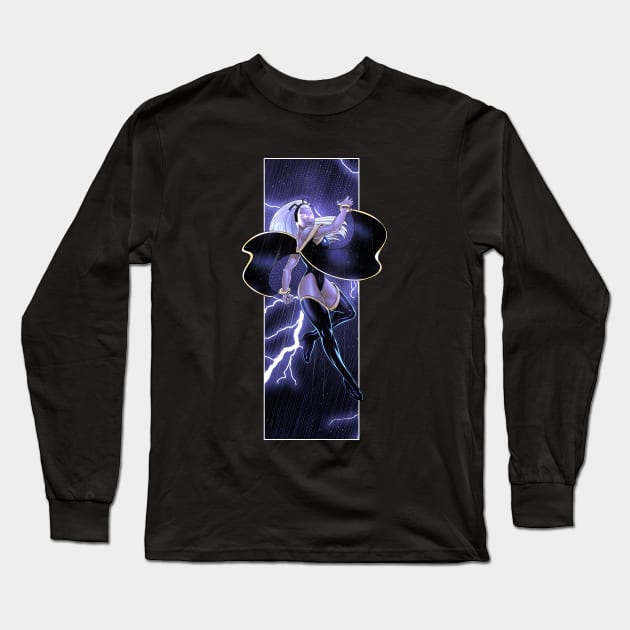 Storm (Ororo Munroe) Long Sleeve T-Shirt by andresob